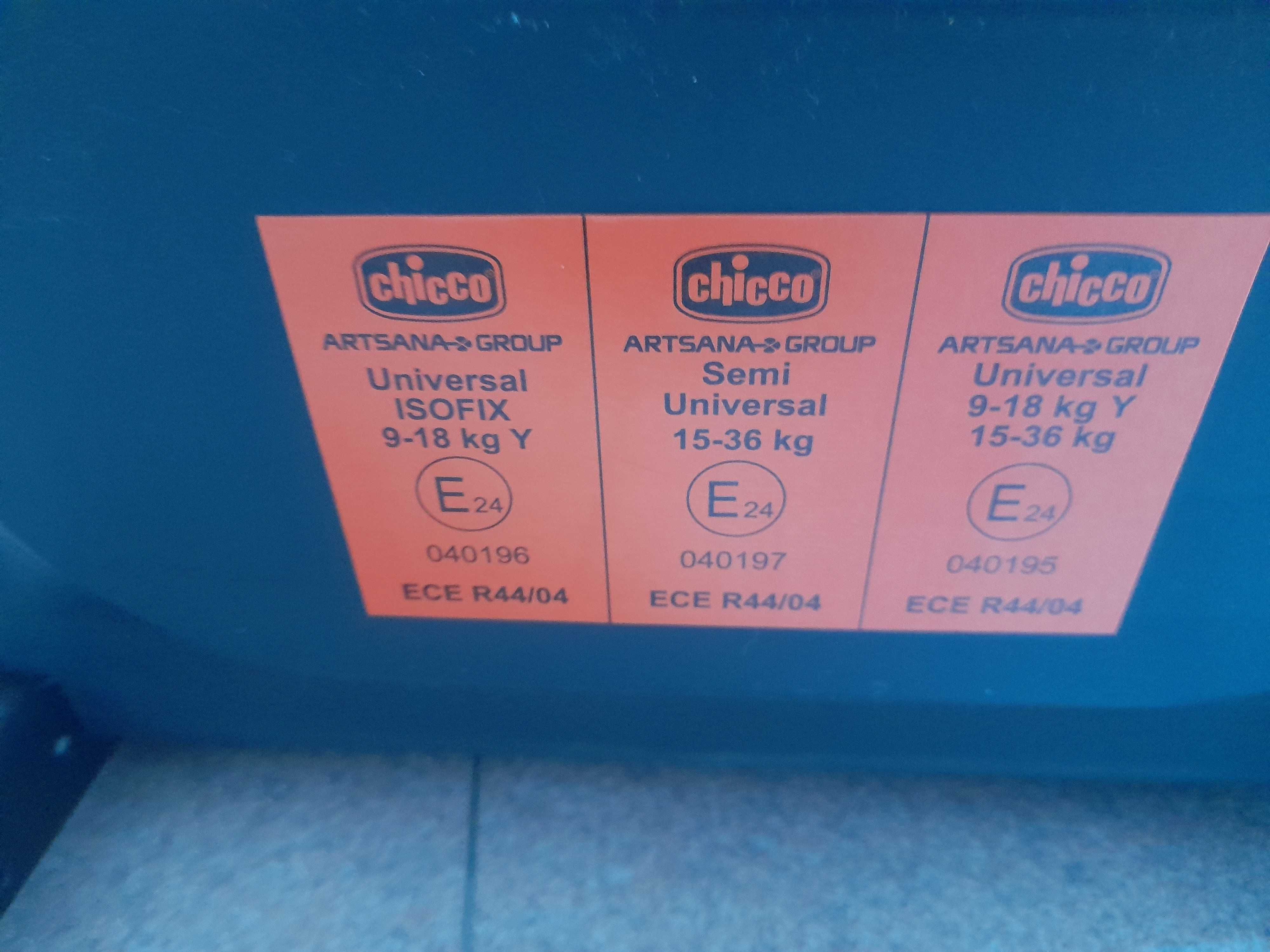 Cadeira auto marca Chicco 9kg aos 36kg com isofix