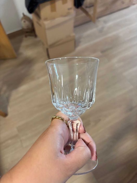 Conjunto de copos de Cristal D’Arques