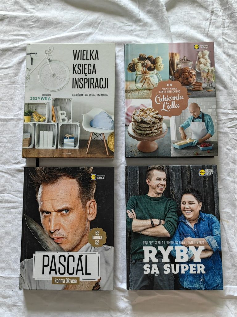 Zestaw książek Wielka księga inspiracji Pascal kontra Okrasa, Lidl