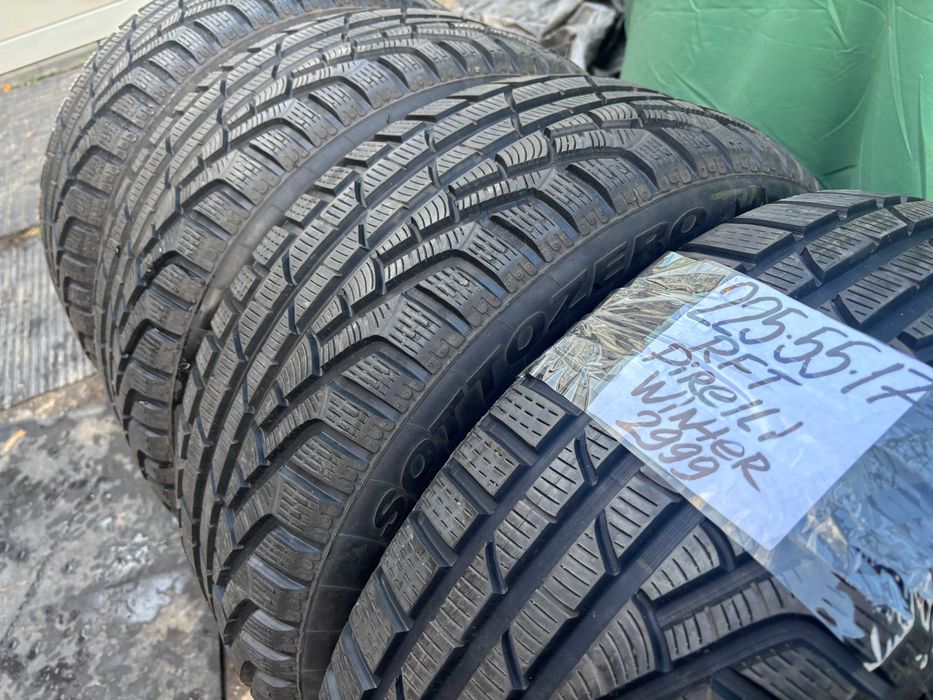 225-55-R17 PIRELLI зимняя резина шины 4штуки GERMANY 2022