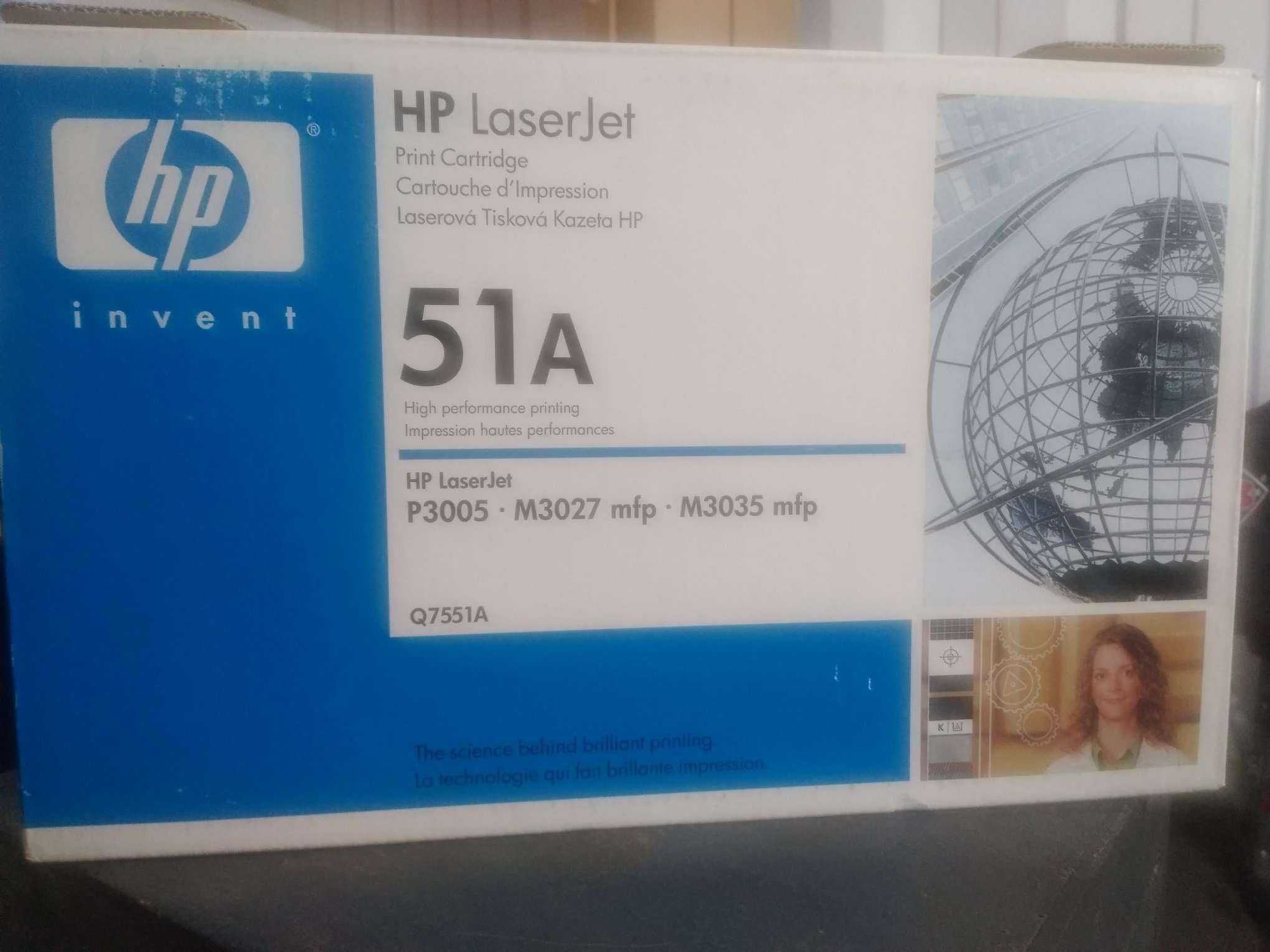 Продам картридж оригинальный HP LaserJet Q7551A (51A)