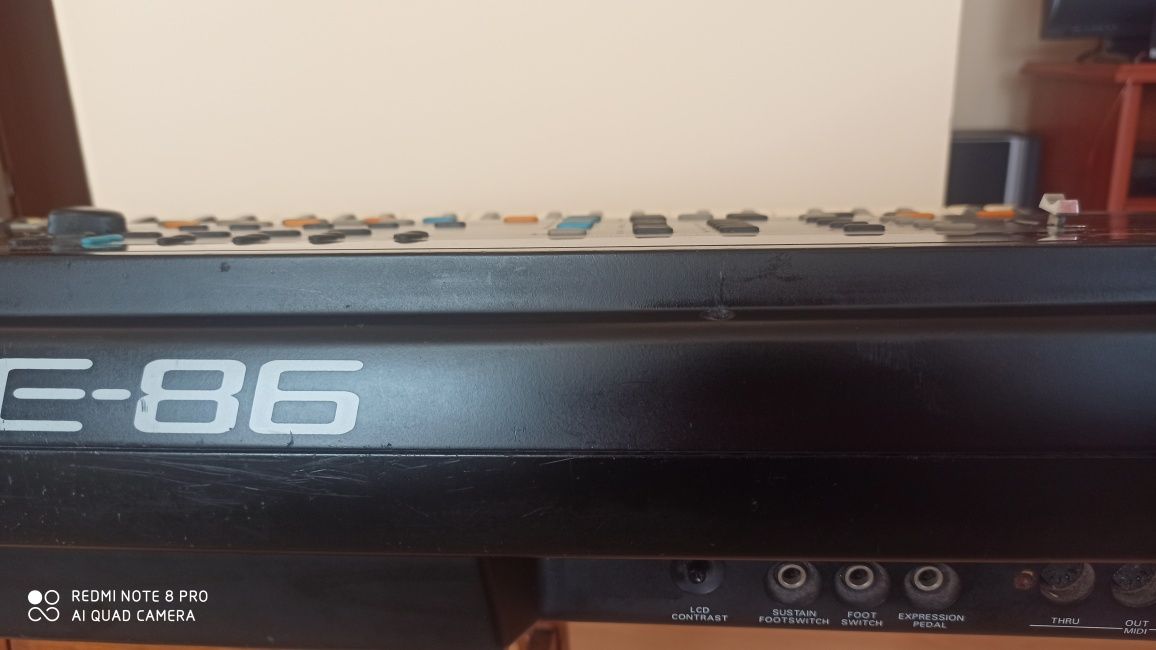 Rezerwacja Roland e 86, keyboard, klawisze