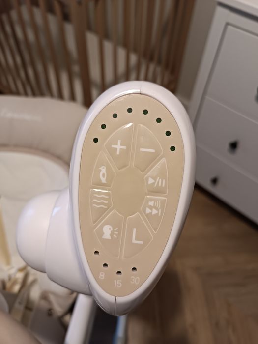 Caretero Indigo, krzesełko do karmienia i huśtawka 2w1,