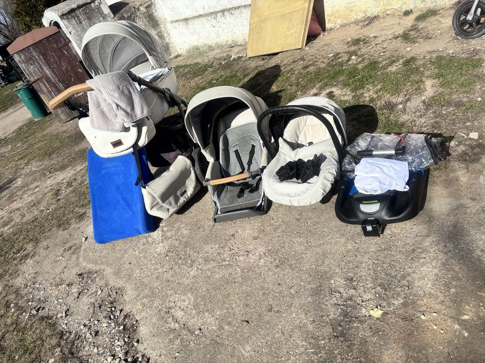 Sprzedam wózek 4w1 roan bass EcoSkóra
