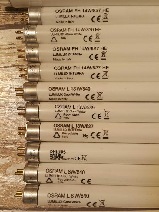 świetlówka T5 / T8 8W / 13W /14W i inne + stateczniki 12V / 24V / 230V