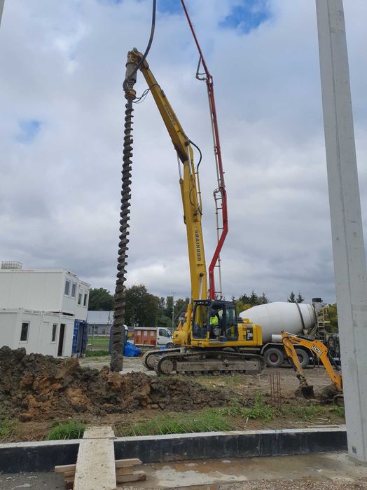 Palowanie pod domy, mikropale, pale wiercone CFA, fundamenty palowe