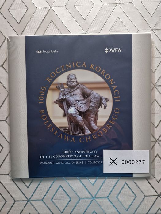 Filanota - komplet 3 folderów "1000 rocznica koronacji B. Chrobrego"