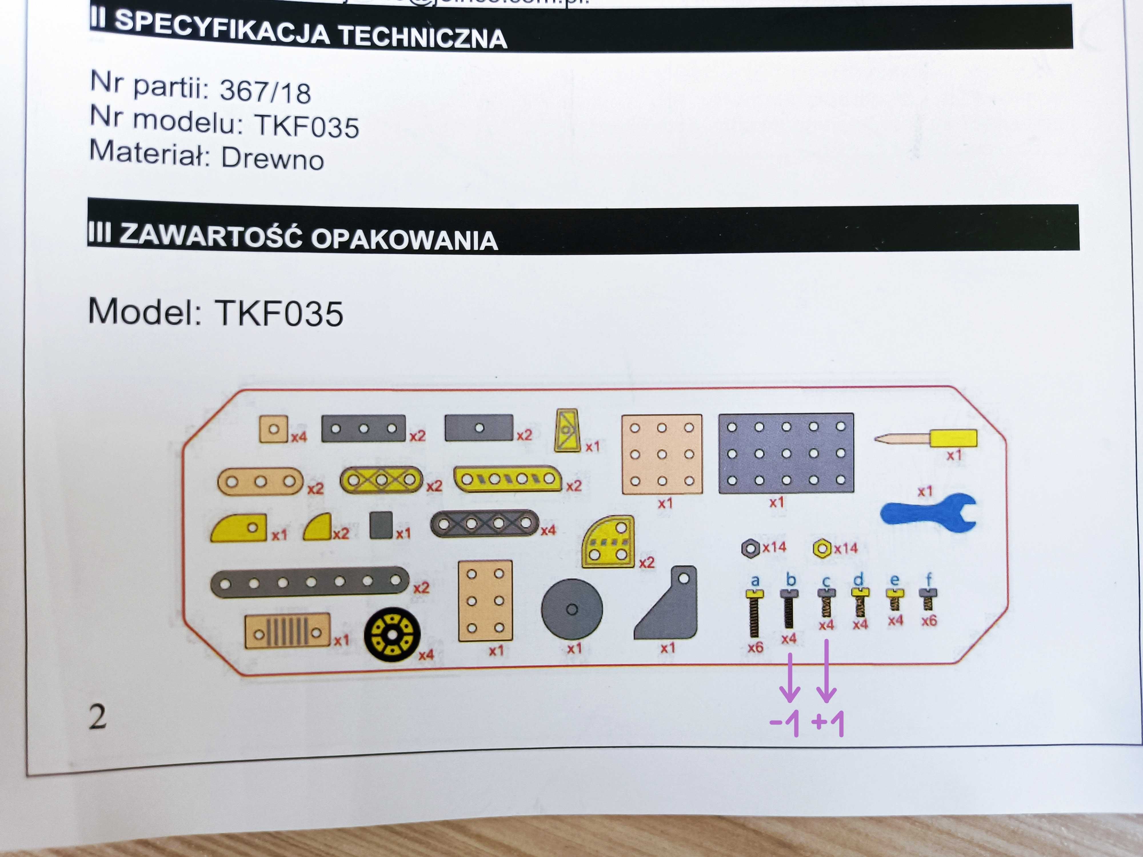 Drewniana koparka 4 modele w 1 - zbuduj sam