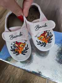 Trampki tenisówki buty sneakersy Bambi pudrowy róż