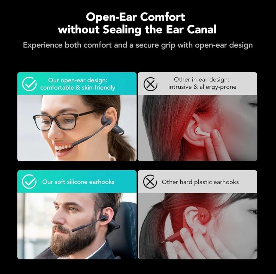 Навушники NUROUM open Bluetooht Earphone