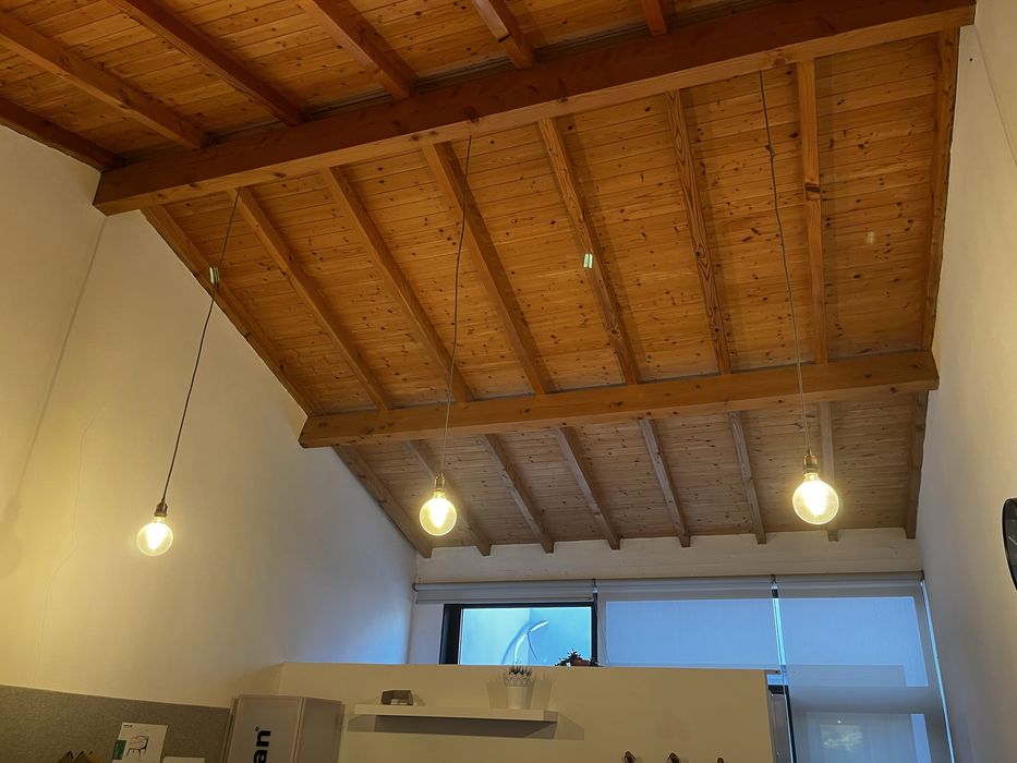 3 candeeiros de tecto