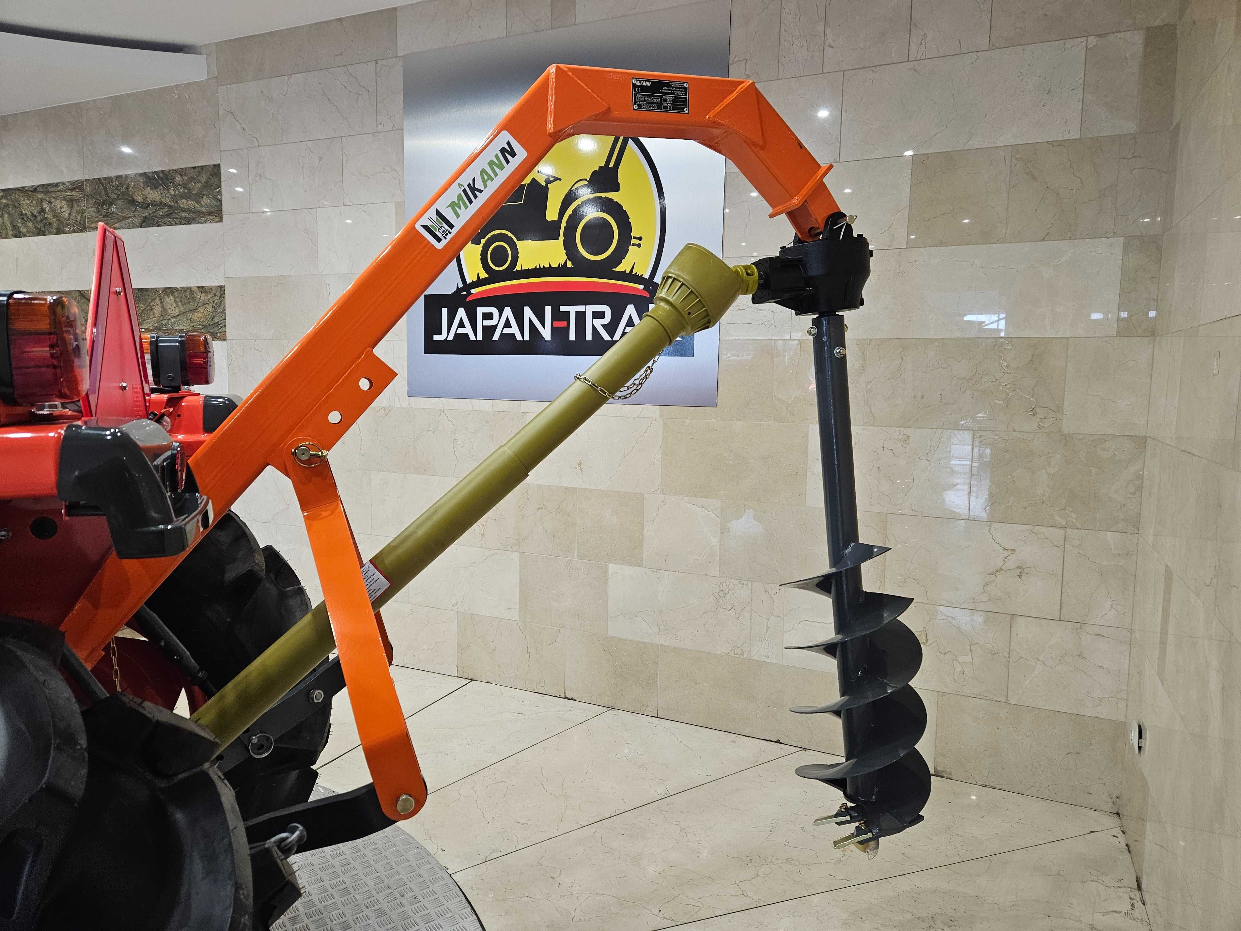 Wiertnica do miniciągnika, różne wiertła, PD-12, MIKANN, JAPAN TRAK