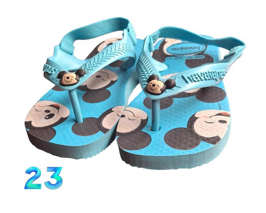 Chinelos Azuis Mickey Havaianas 23