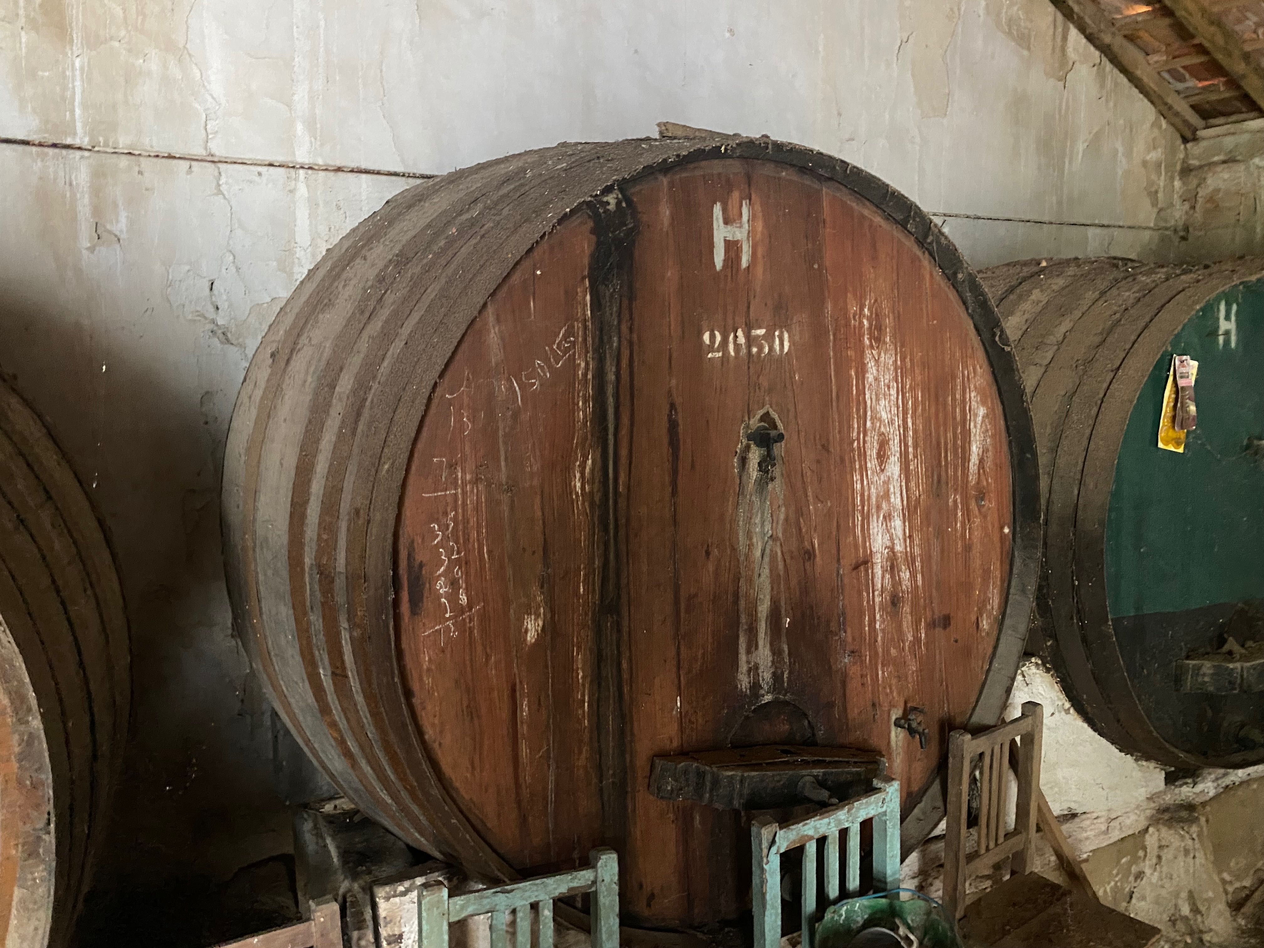 Cubas de madeira grande