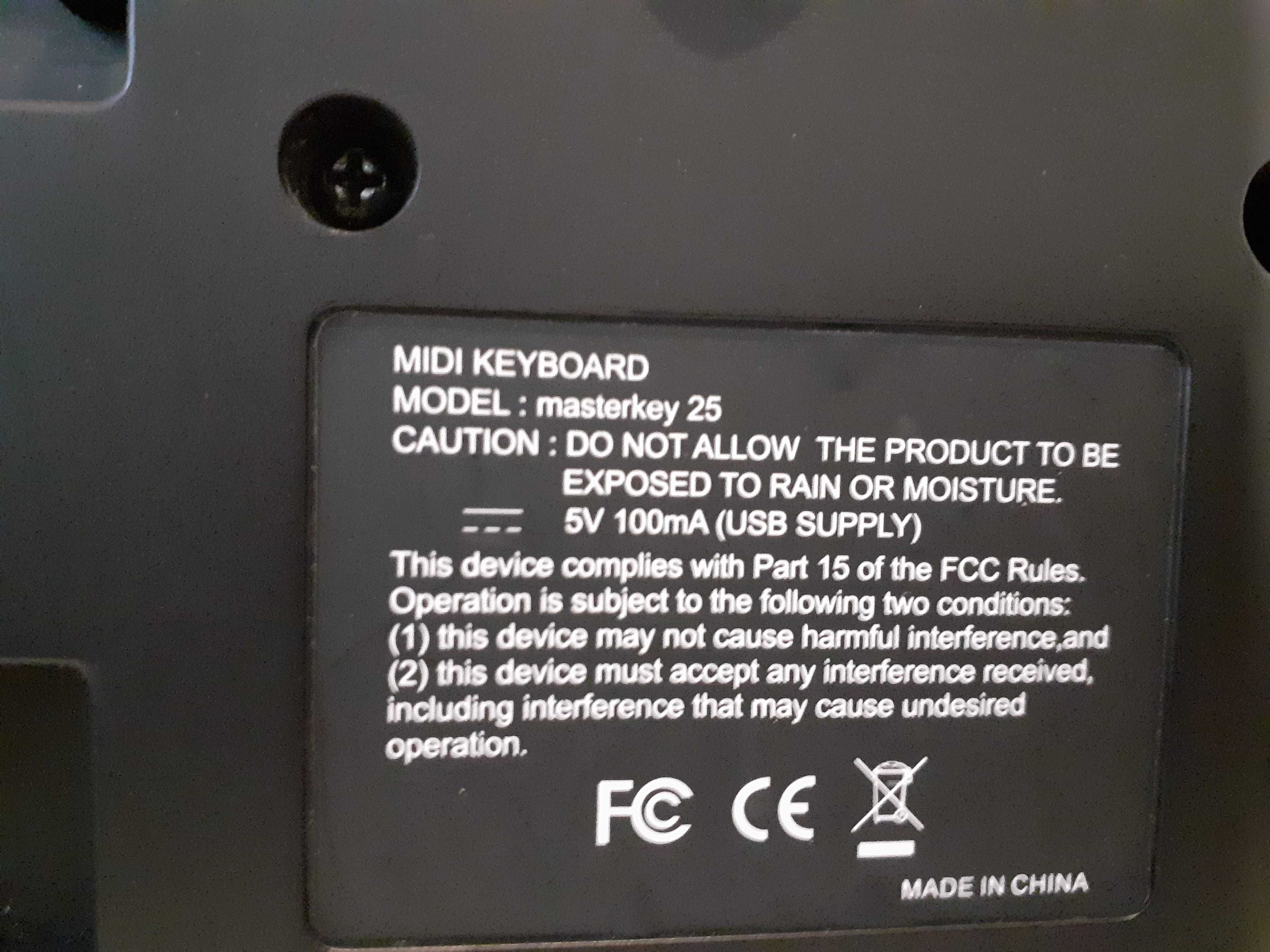 Teclado Controlador MIDI USB