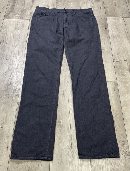 Hugo Boss Regular fit штаны джинсы W34 L34 размер серые оригинал