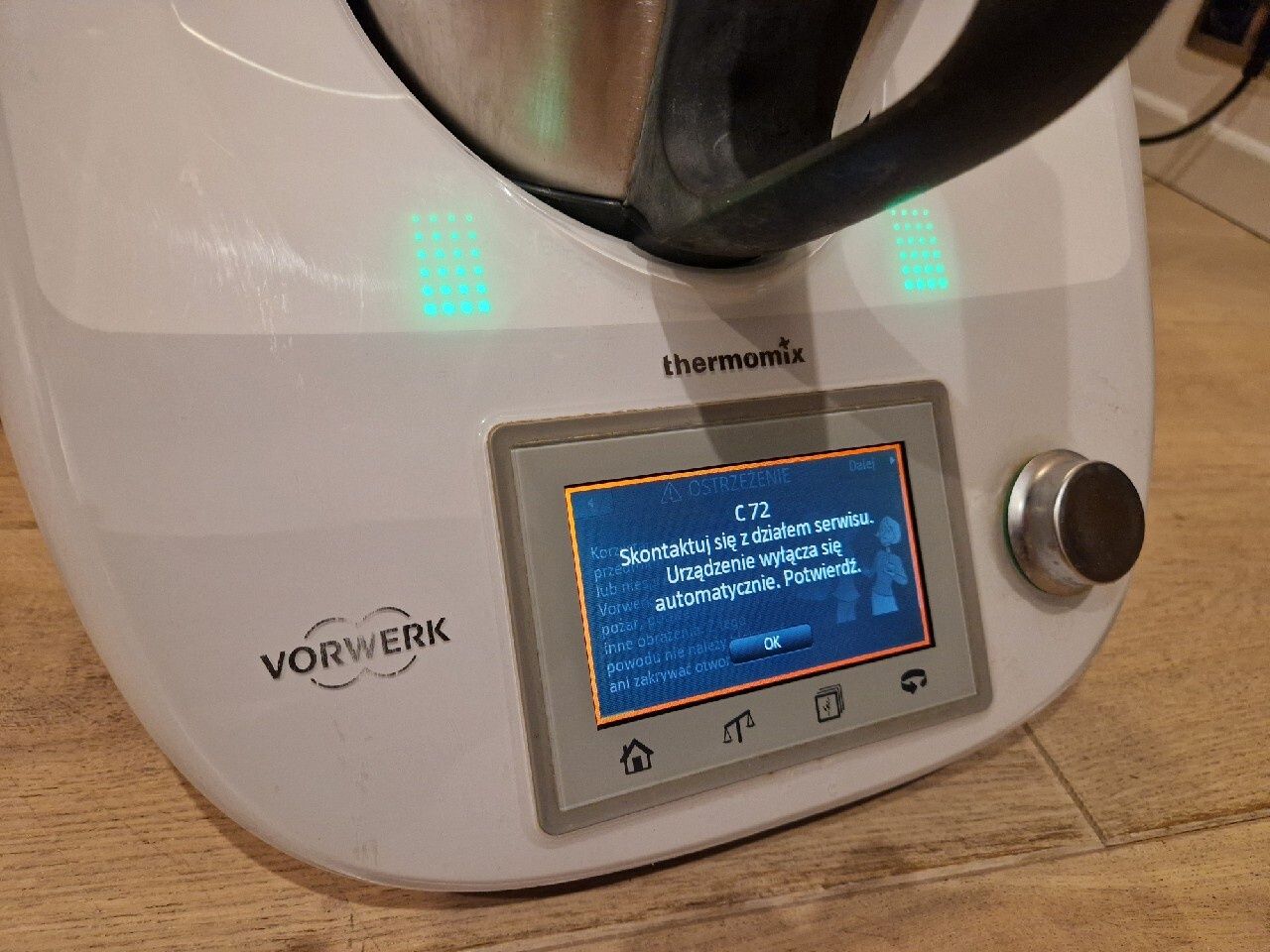 Thermomix 5 błąd c72