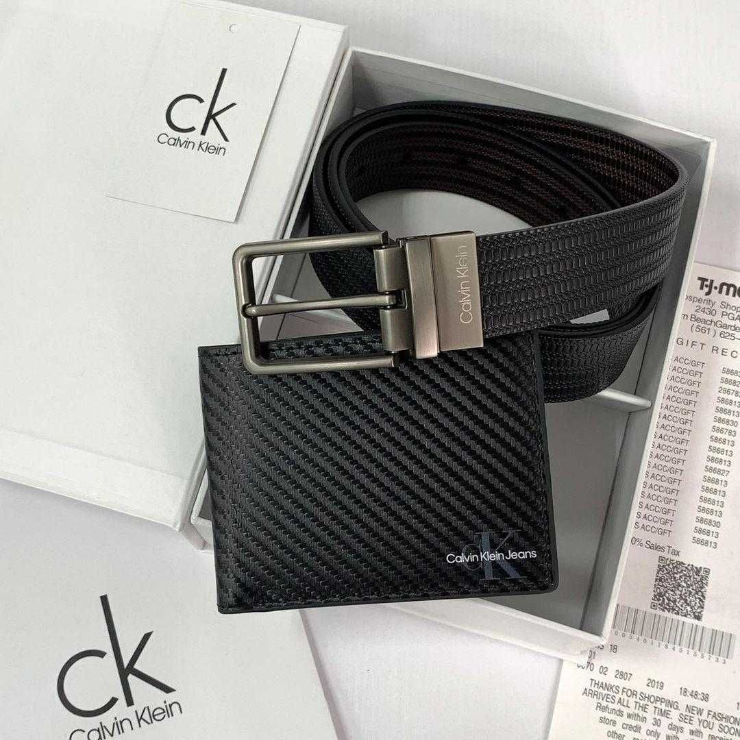 Подарунковий набір Calvin Klein ремінь та гаманець