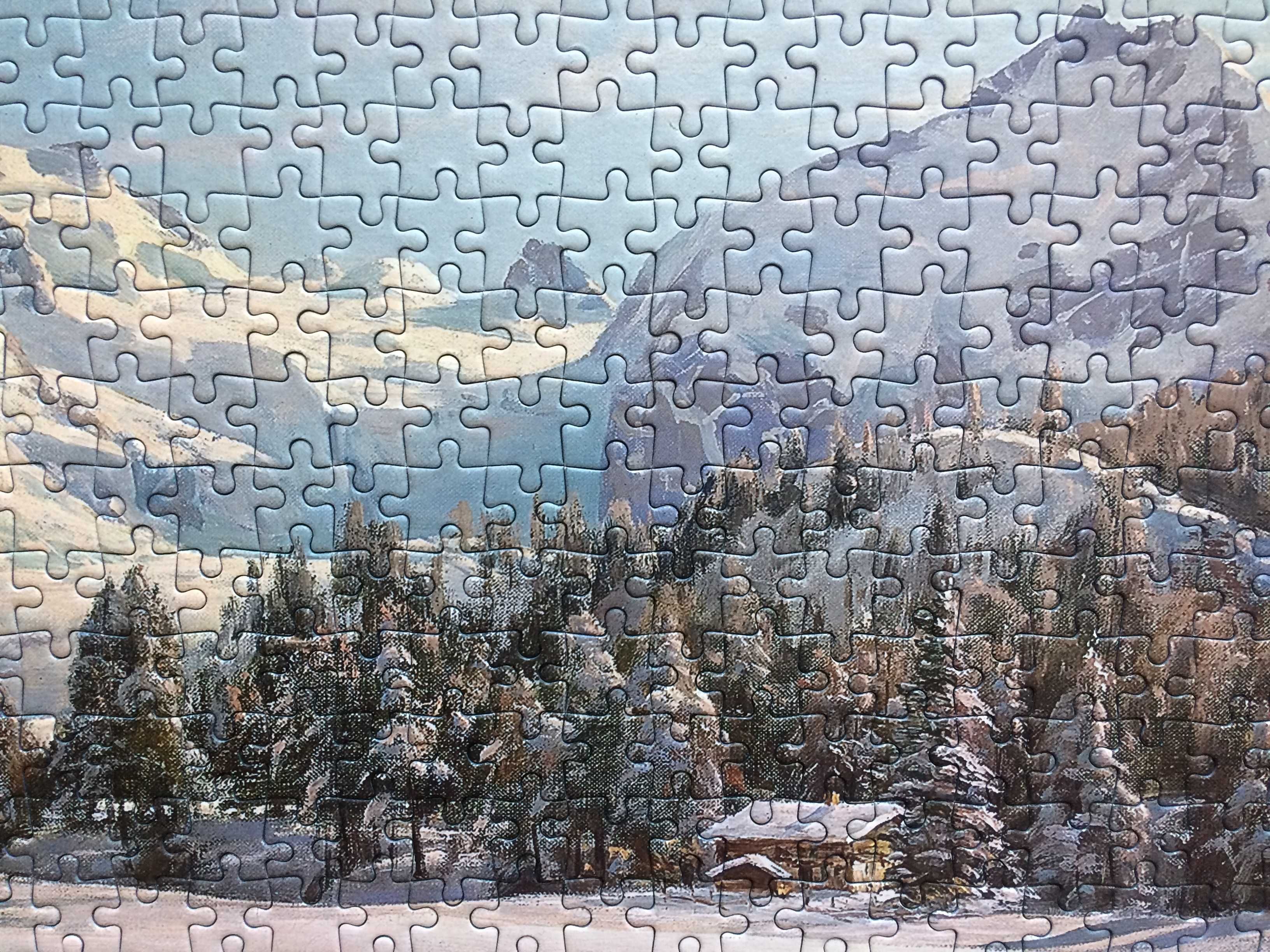 Puzzle Winter Landscape, P M Monsted, D-Toys, 1000