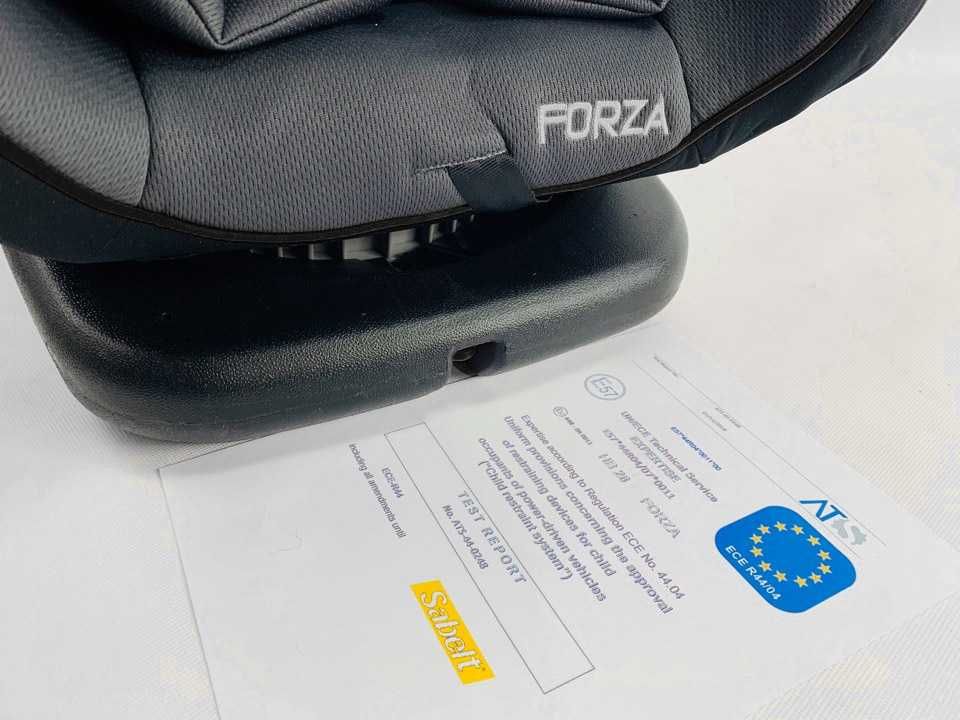 Fotelik samochodowy ISOFIX 360 FORZA BLACK 0-36 kg