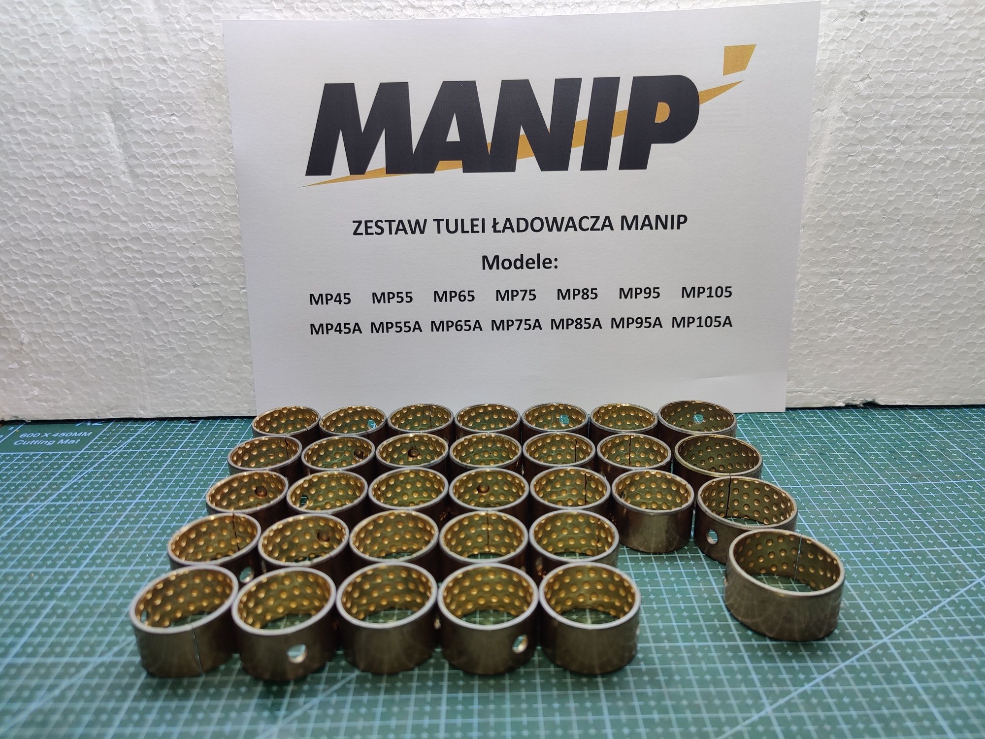 Zestaw tulei ładowacza MANIP  MP45 MP55 MP65 MP75 MP85 MP95 MP105
