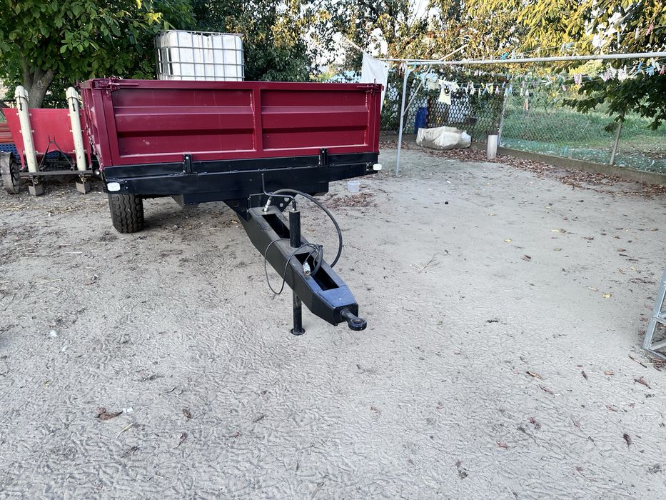 Przyczepa jednoosiowa wywrotka
