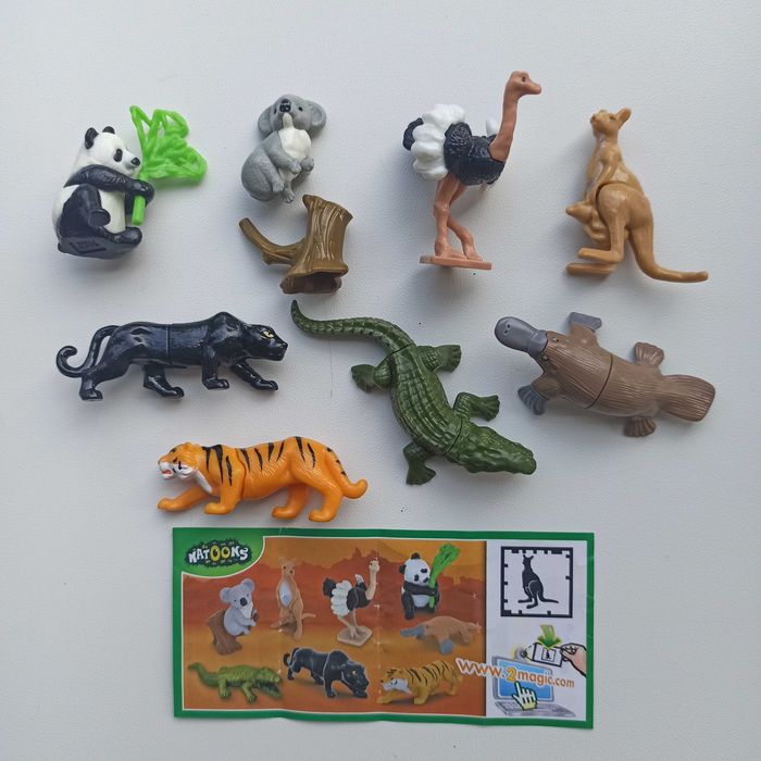 Полярні тварини, Африканські тварини, тварини півдня, Кіндер натунс