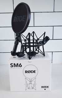 Rode SM6 Shock mount com Pop filter