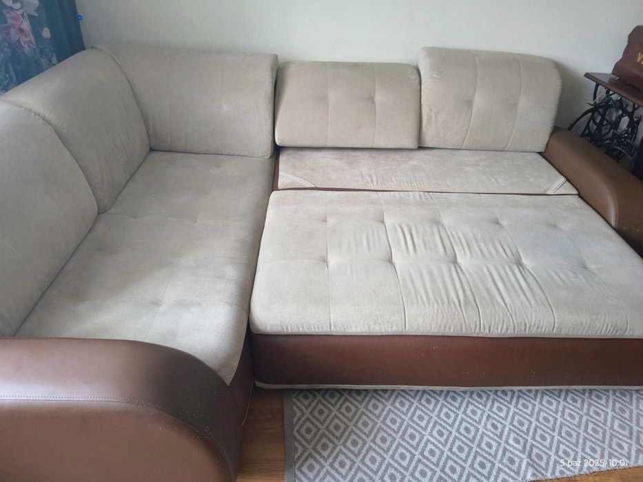 Narożnik z funkcją spania