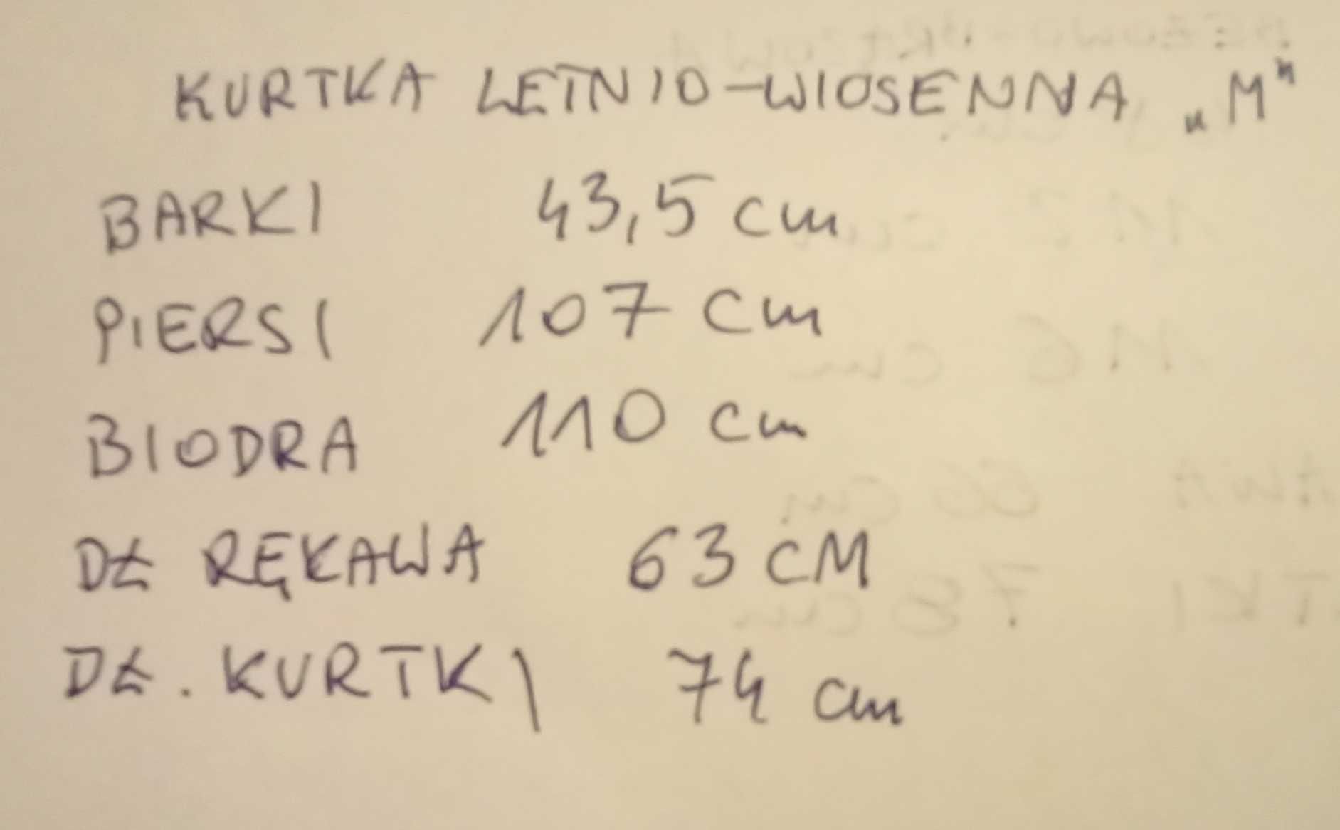 Kurtka damska cienka
