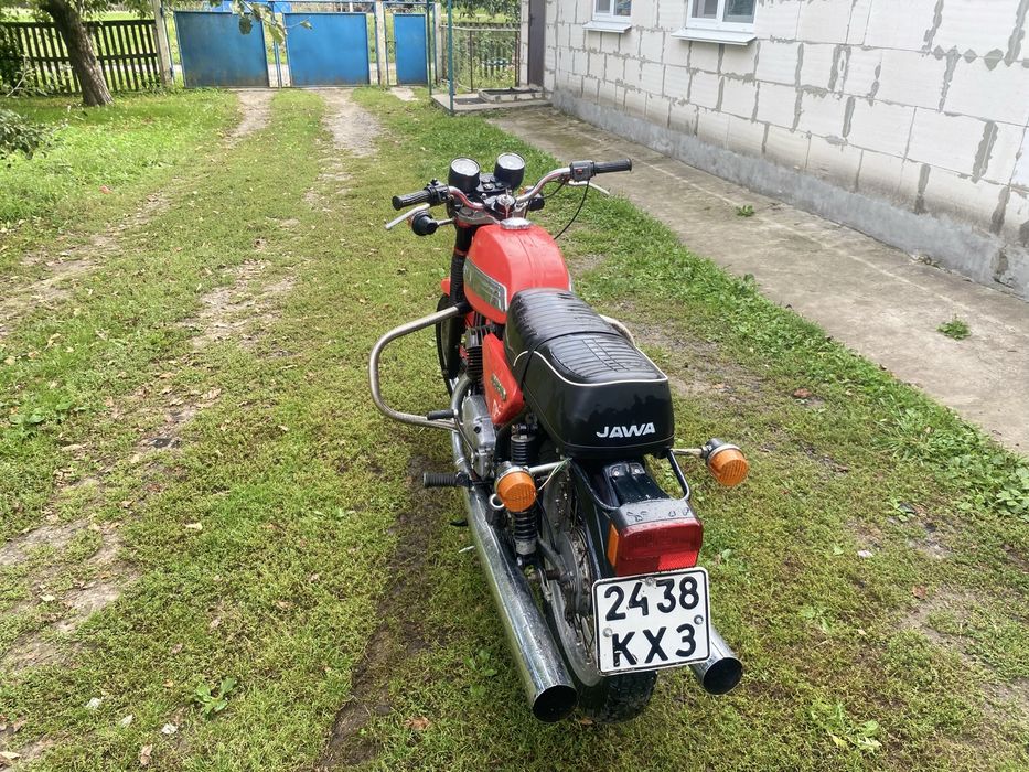 Ява 638 з мотором 634 ,заводиця, димить, їде!!