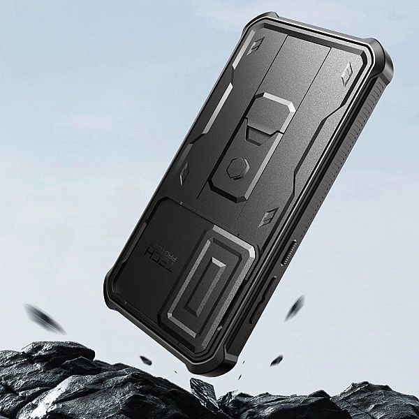 Etui Tech-Protect Kevlar Cam+ na Samsung Galaxy A55/5G - czarne