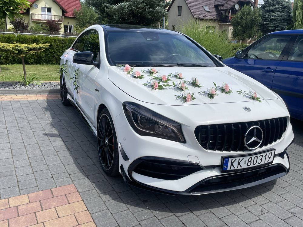 Samochód do Ślubu , Samochód na wesele  Mercedes CLA 45 AMG