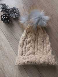 Zimowa czapka, handmade