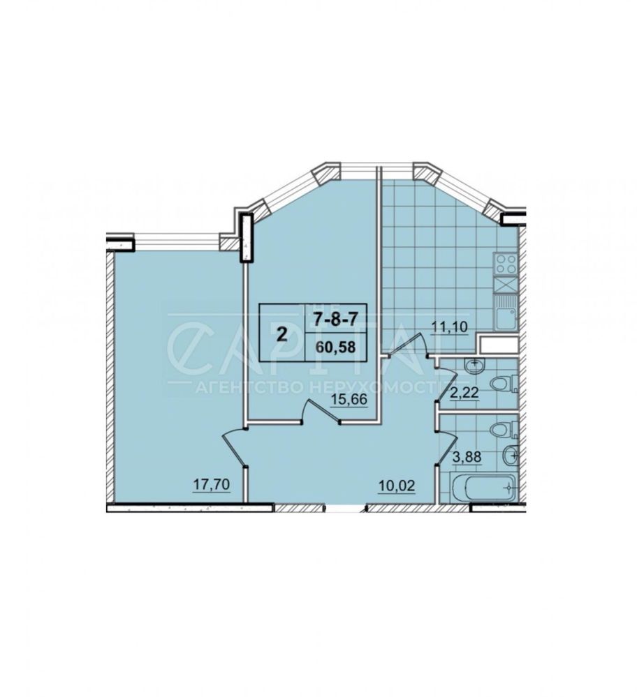 Продаж 2к квартири з новим  ремонтом в ЖК  52 Перлина, Печерськ