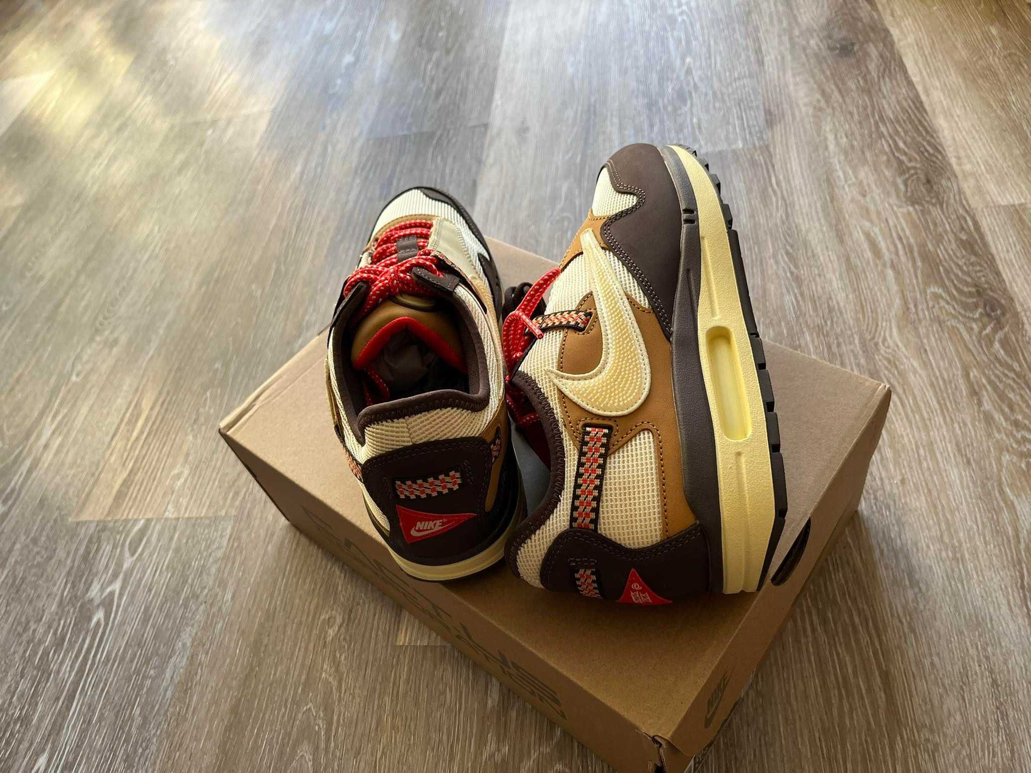 Buty Nike Air Max 1 Travis Scott Cactus Jack Baroque Brown r. 44