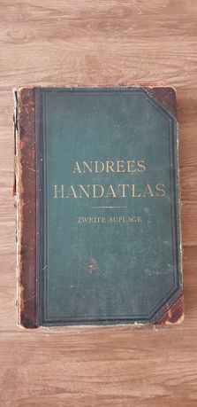 Атлас Hand Atlas. Andrees. редкое издание