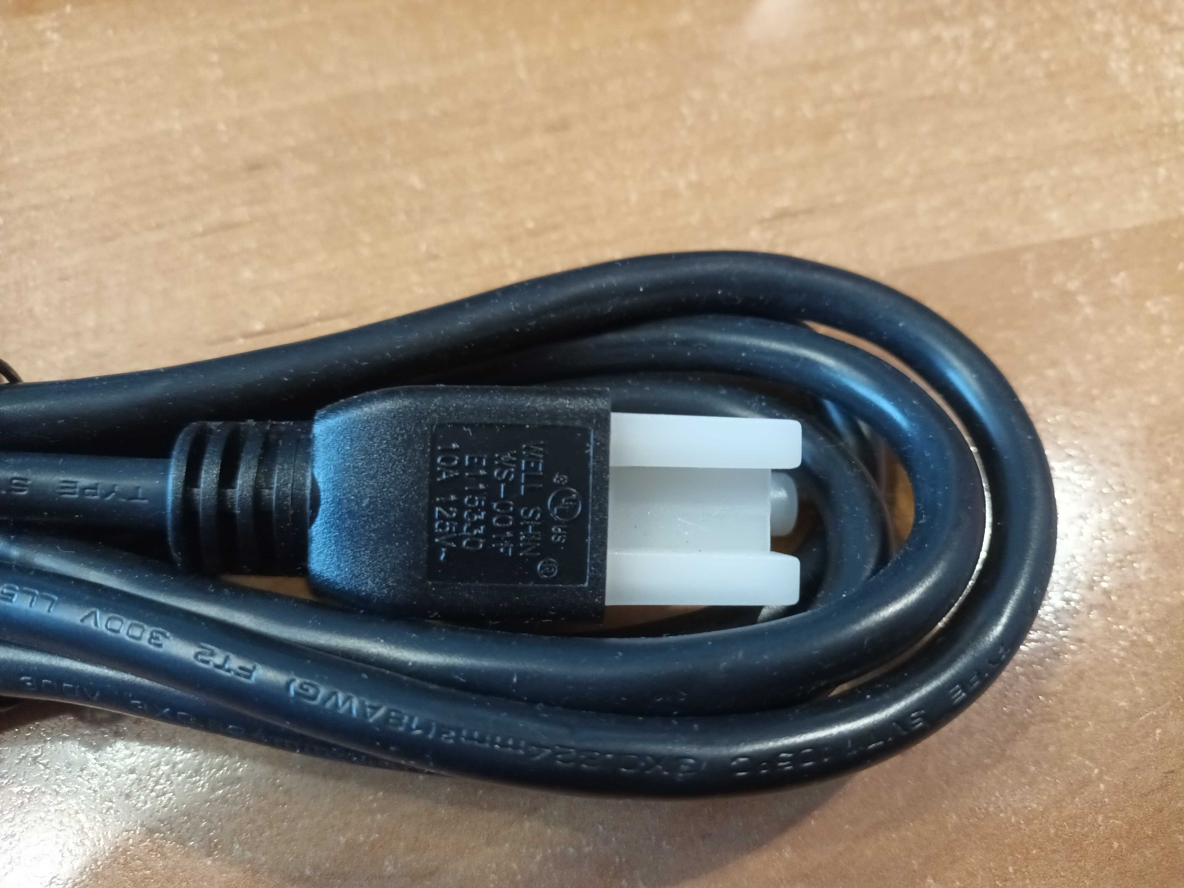 kabel zasilający USA 125V  dł1,8m