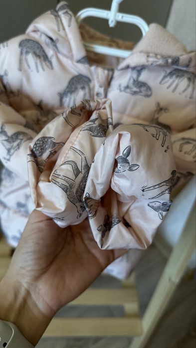 Куртка для дівчинки на флісі HM, TU  (хододна осінь/тепла зима)