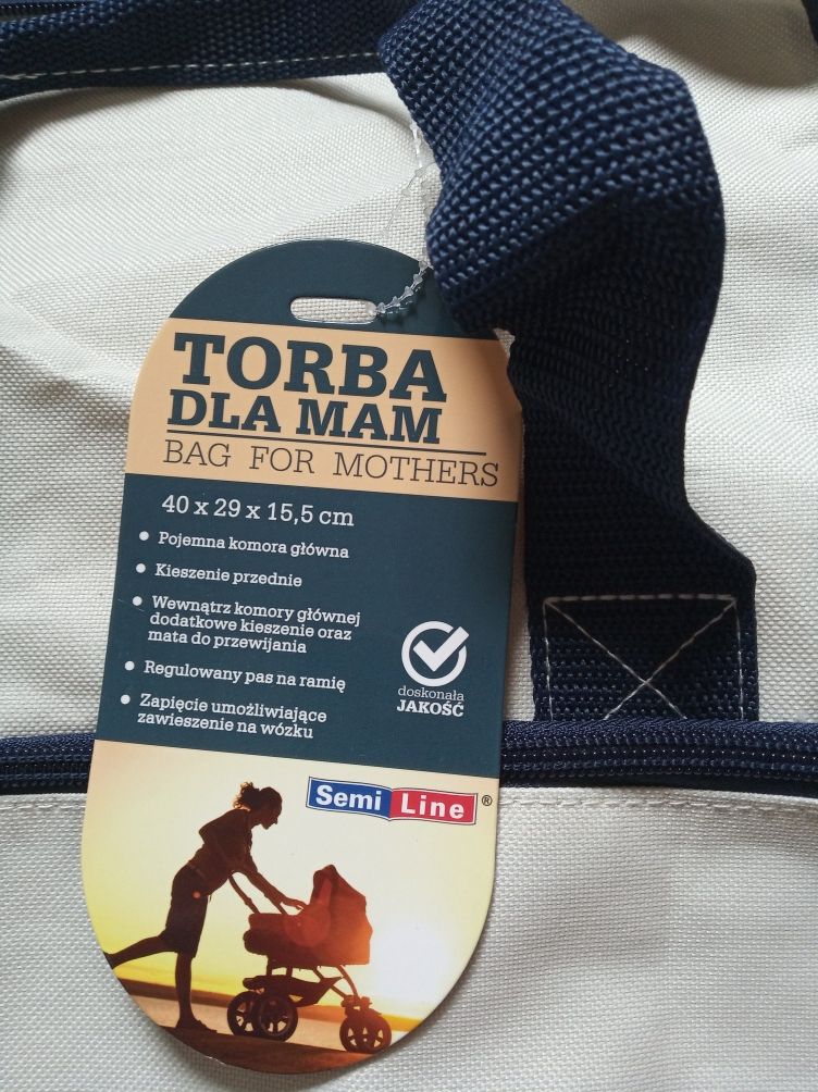 TORBA DLA mamy premium nowa metka Semi Line