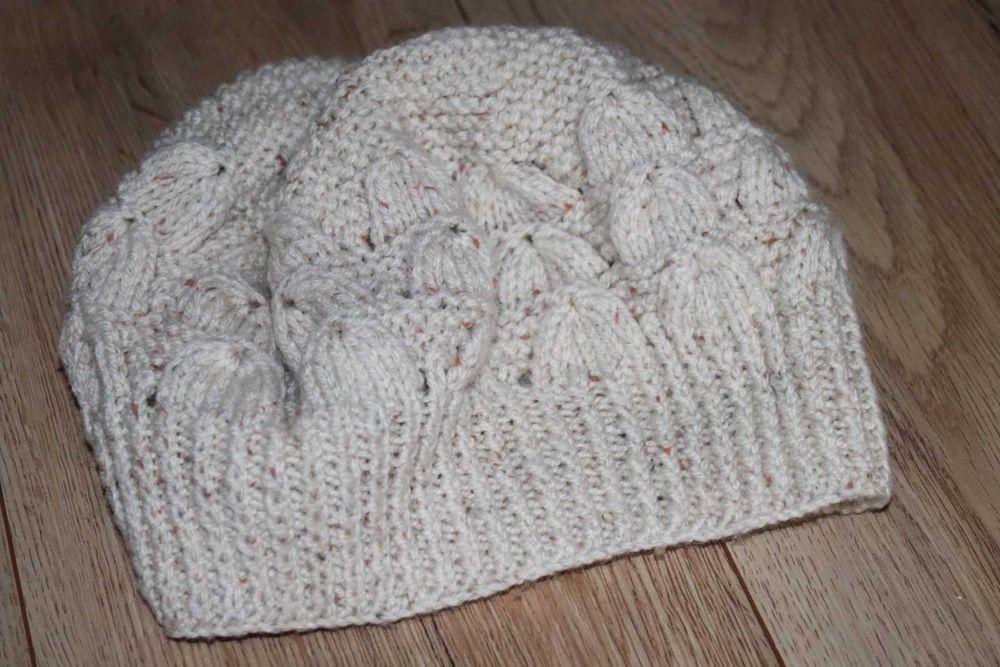 czapka beret smerfetka