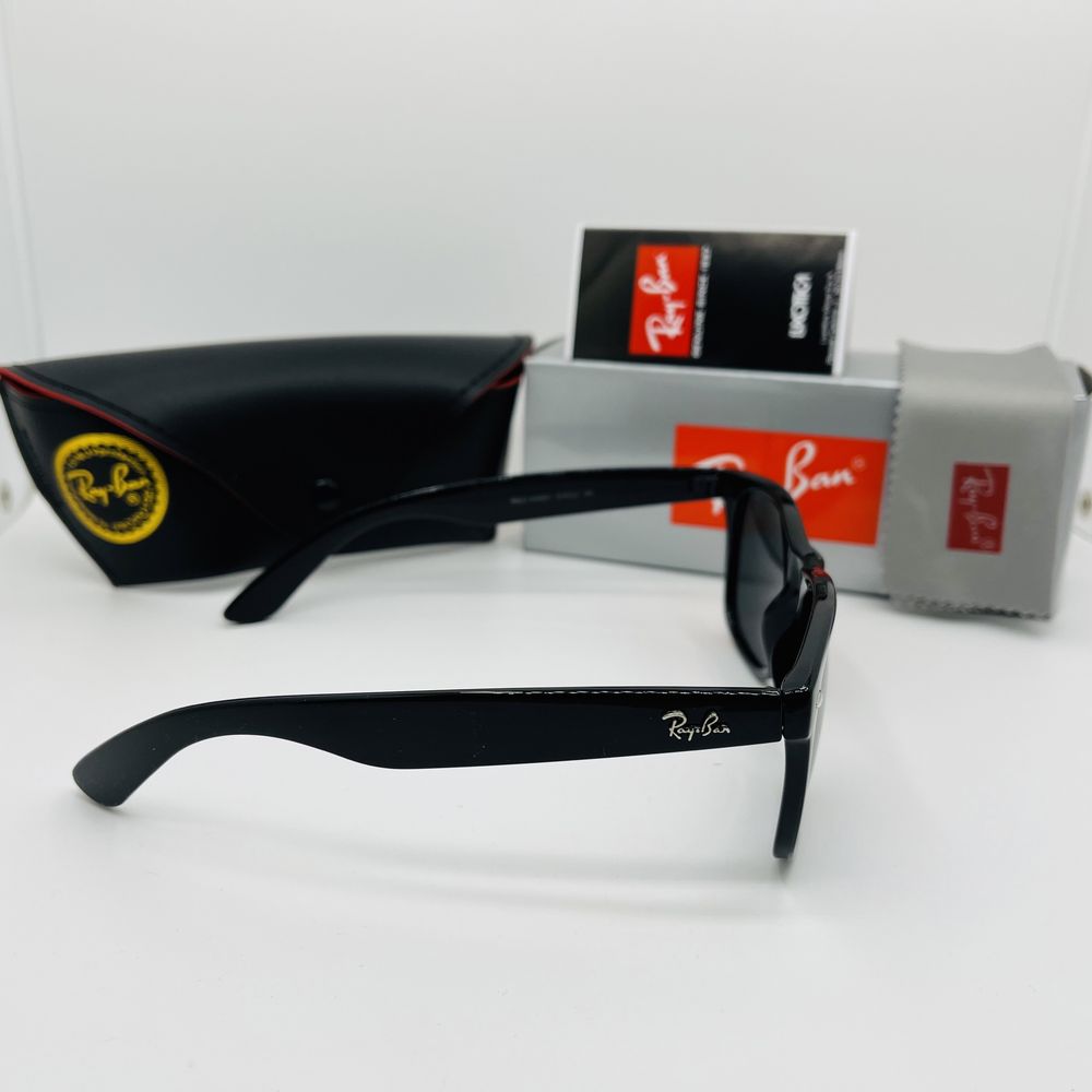 Поляризационные очки Ray Ban Wayfarer 2140P Glossy Black|Gray