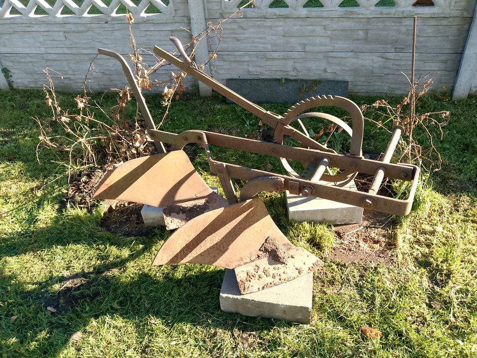 Zabytkowych pług konny