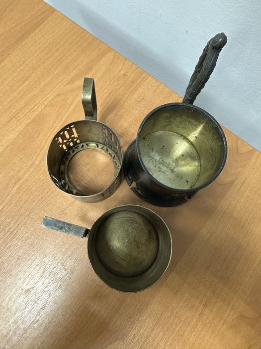 Подстаканники серебряные 875 и 84 проба