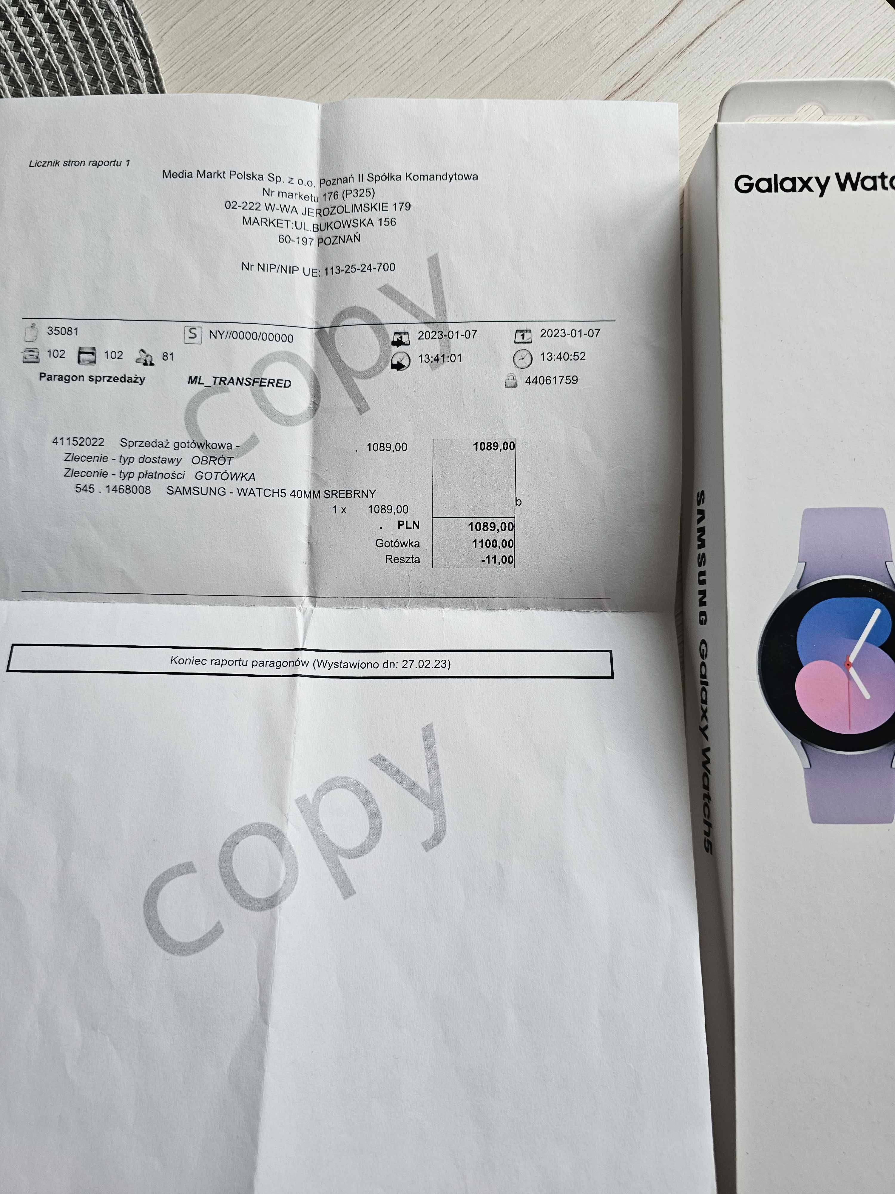 Smartwatch samsung galaxy watch 5 40mm