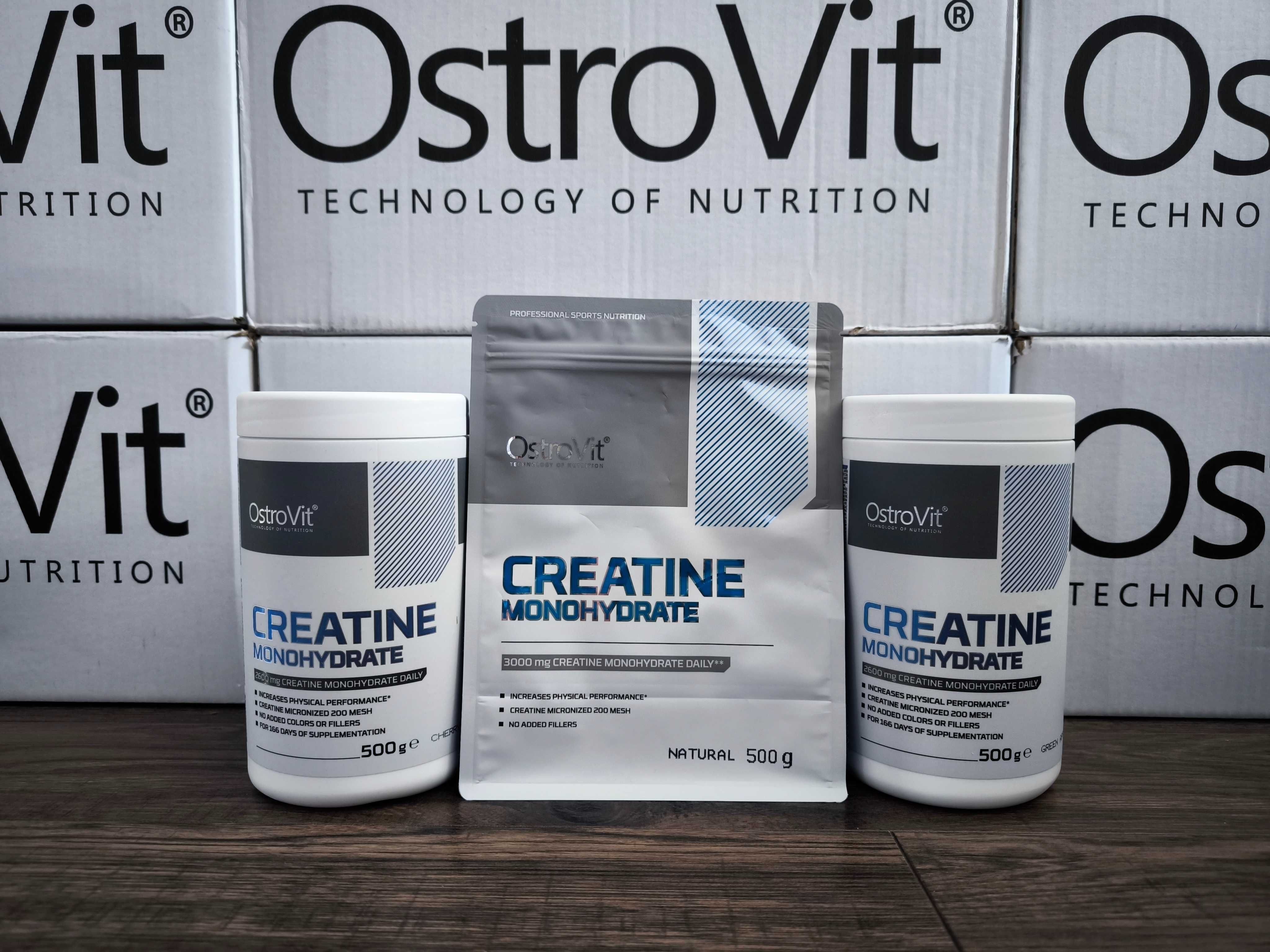 Креатин моногідрат 250гр KFD OstroVit Biotech Scitec Optimum Nutrition