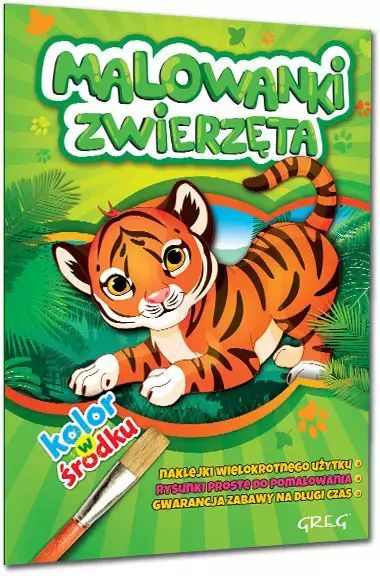 Malowanki - zwierzęta. Greg