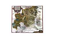 stara barwna mapa 1595r niemcy europa 47