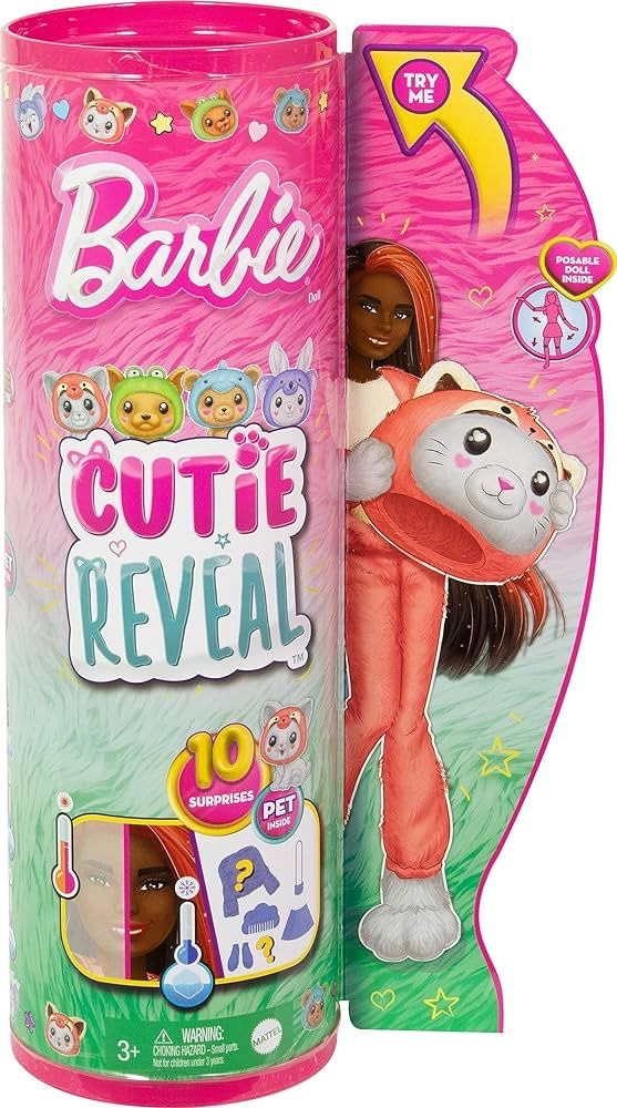 Лялька Barbie Cutie Reveal кішка-червона панда