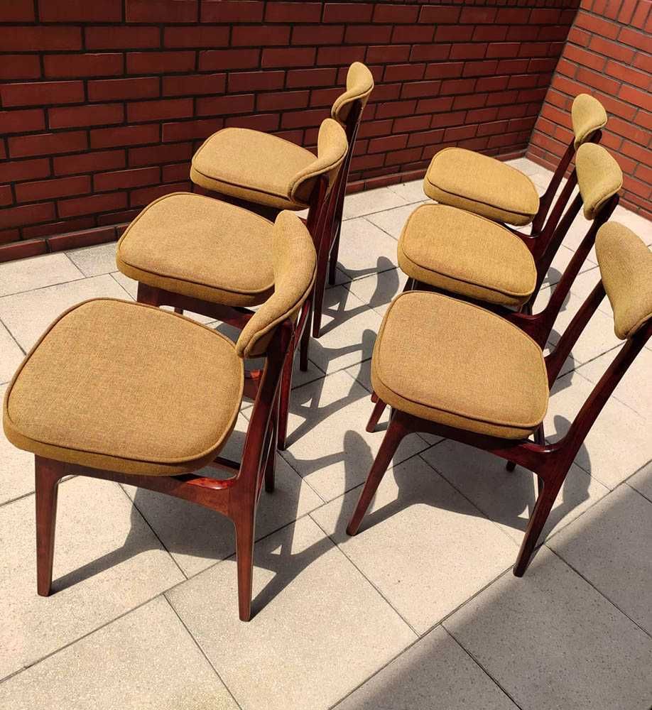 Krzesła lata 60 , kultowe "hałasy" ikona designu, stan po renowacji